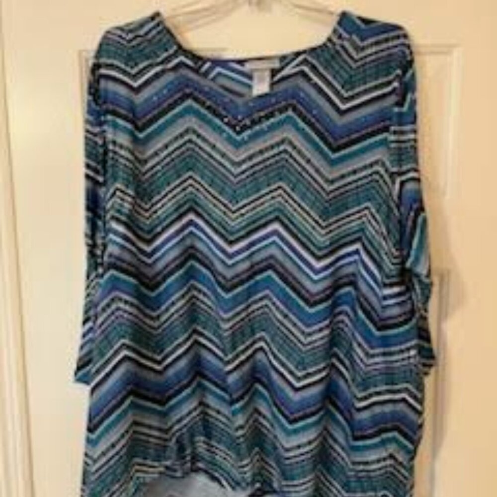 2X Catherns printed blouse